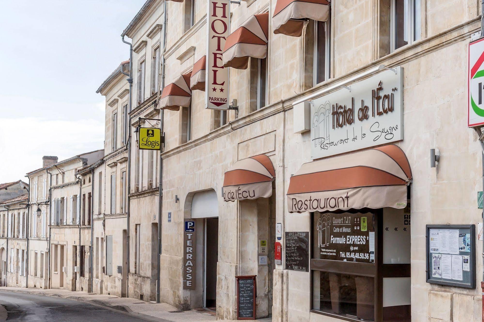 Hotel Restaurant De L'Ecu 종작 외부 사진